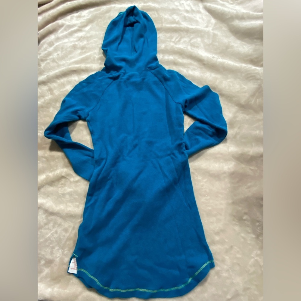 Nike Women's Teal Long Sleeve‎ Hoodie - Picture 2 of 6